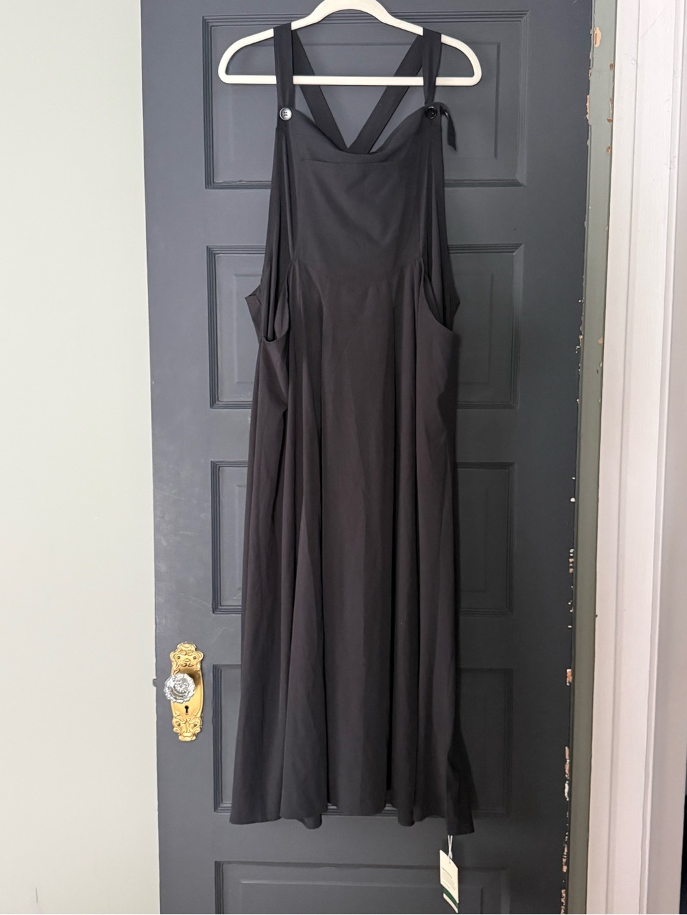 NWT Halara Breezeful™ Flowy Quick Dry Midi Casual Plus Size Pinafore Dress - Picture 5 of 10